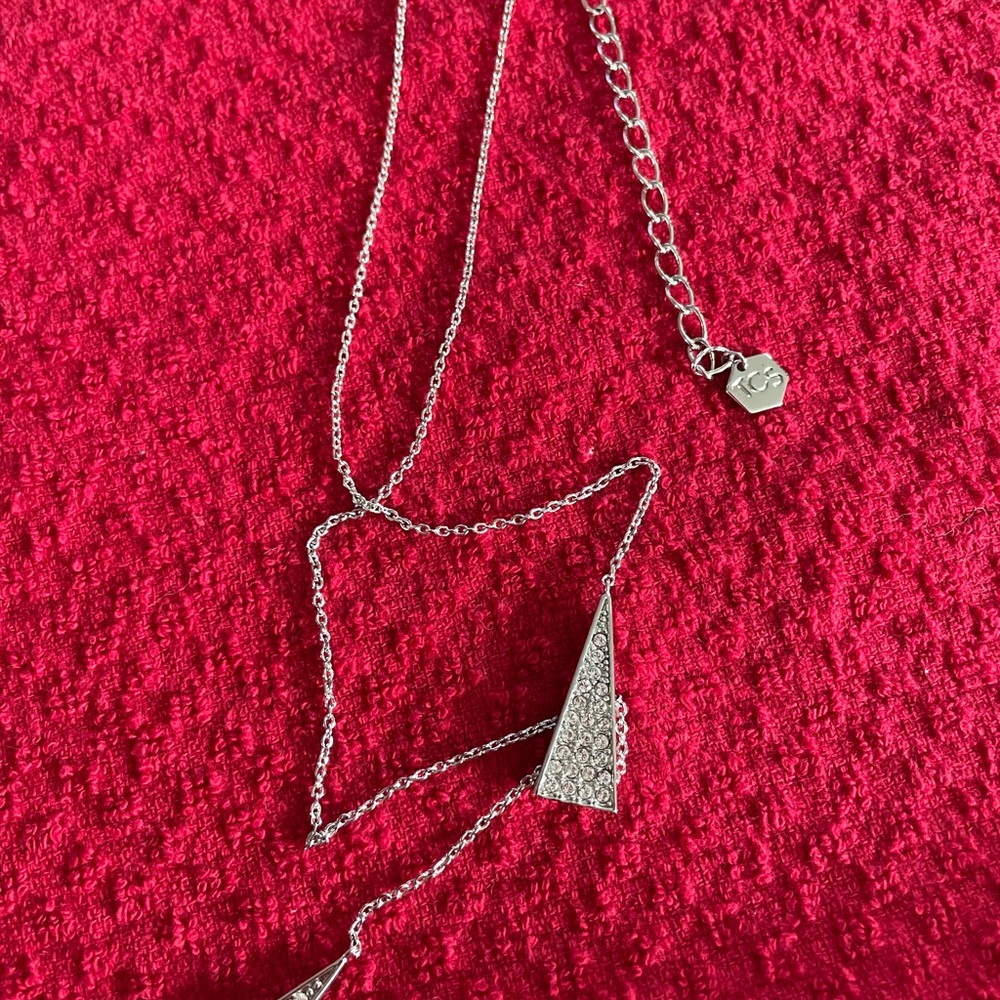 Swarovski Silver Necklace with Sparkling Pendant